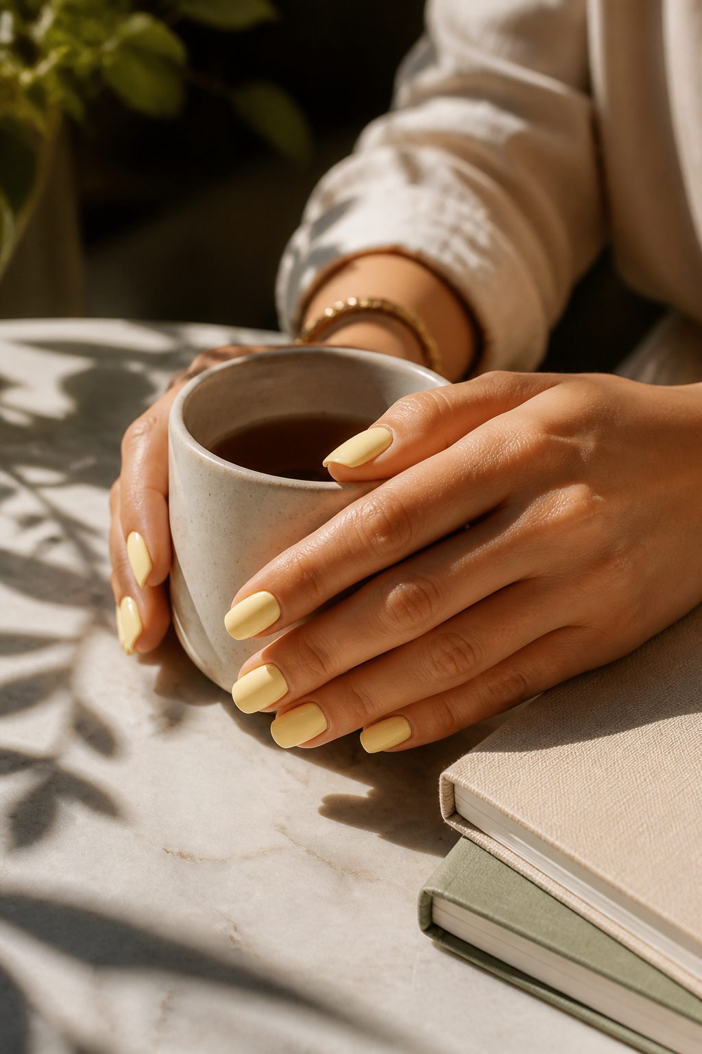 A bottle of Londontown Lakur in Notting the Fancy, a cheerful yellow polish.