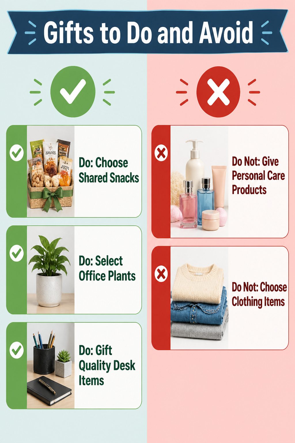 8 Thoughtful Coworker Christmas Gift Ideas for 2026 12 List of gifts to avoid in a workplace setting.