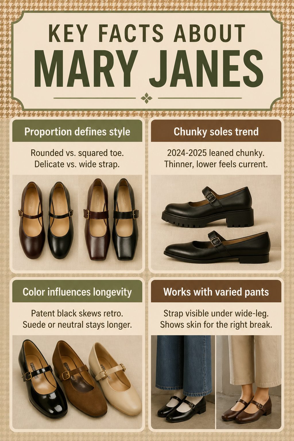 20 Mary Jane Shoes Outfit Ideas for Easy Spring 2026 Style 23 Information about the relevance of Mary Jane shoes over the years.
