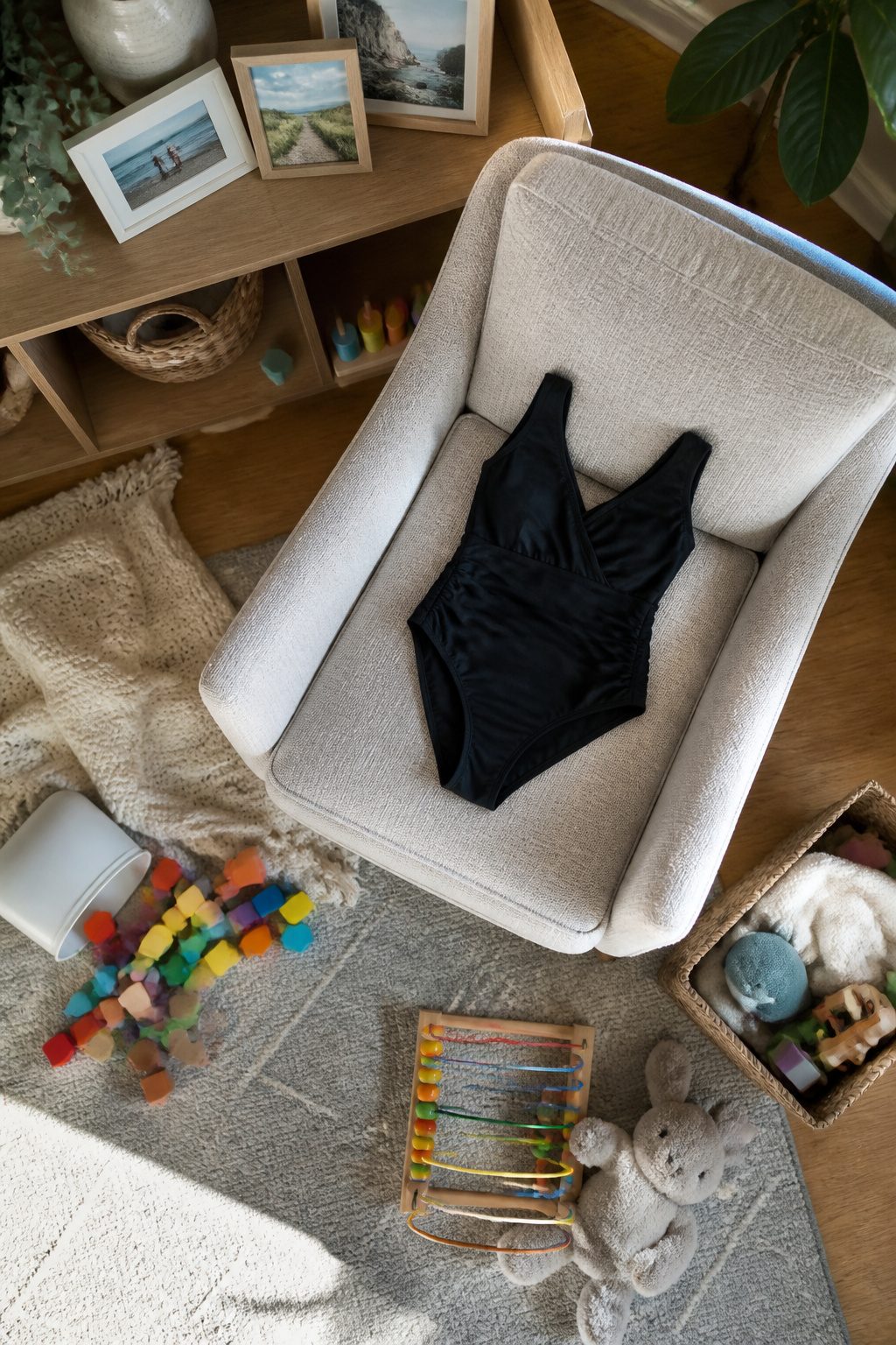 Several swimsuits displayed together, showcasing different styles.